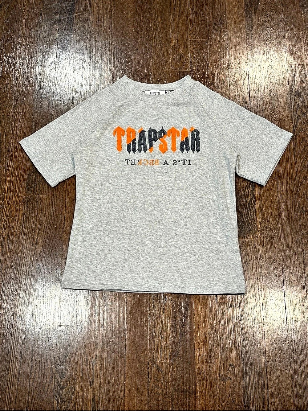 Trapstar It's A Secret Tee Graphic Gray Medium